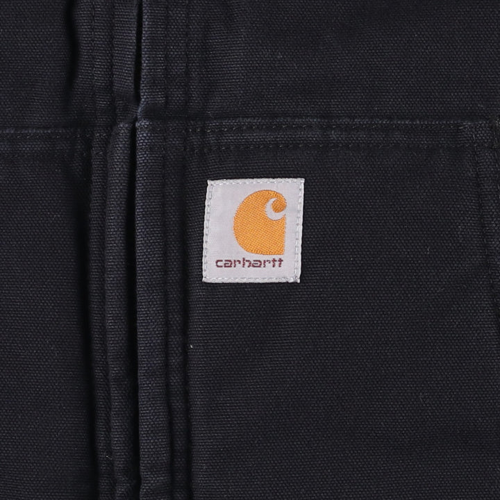 Carhartt Active Jacket, Padded Duck Full-Zip Hoodie, Women's, Size XL cotton black type Vintage Second Hand