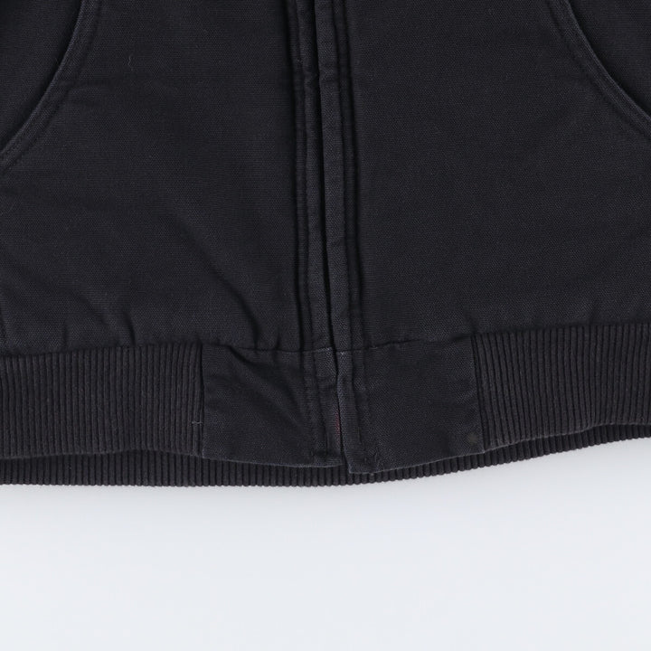 Carhartt Active Jacket, Padded Duck Full-Zip Hoodie, Women's, Size XL cotton black type Vintage Second Hand