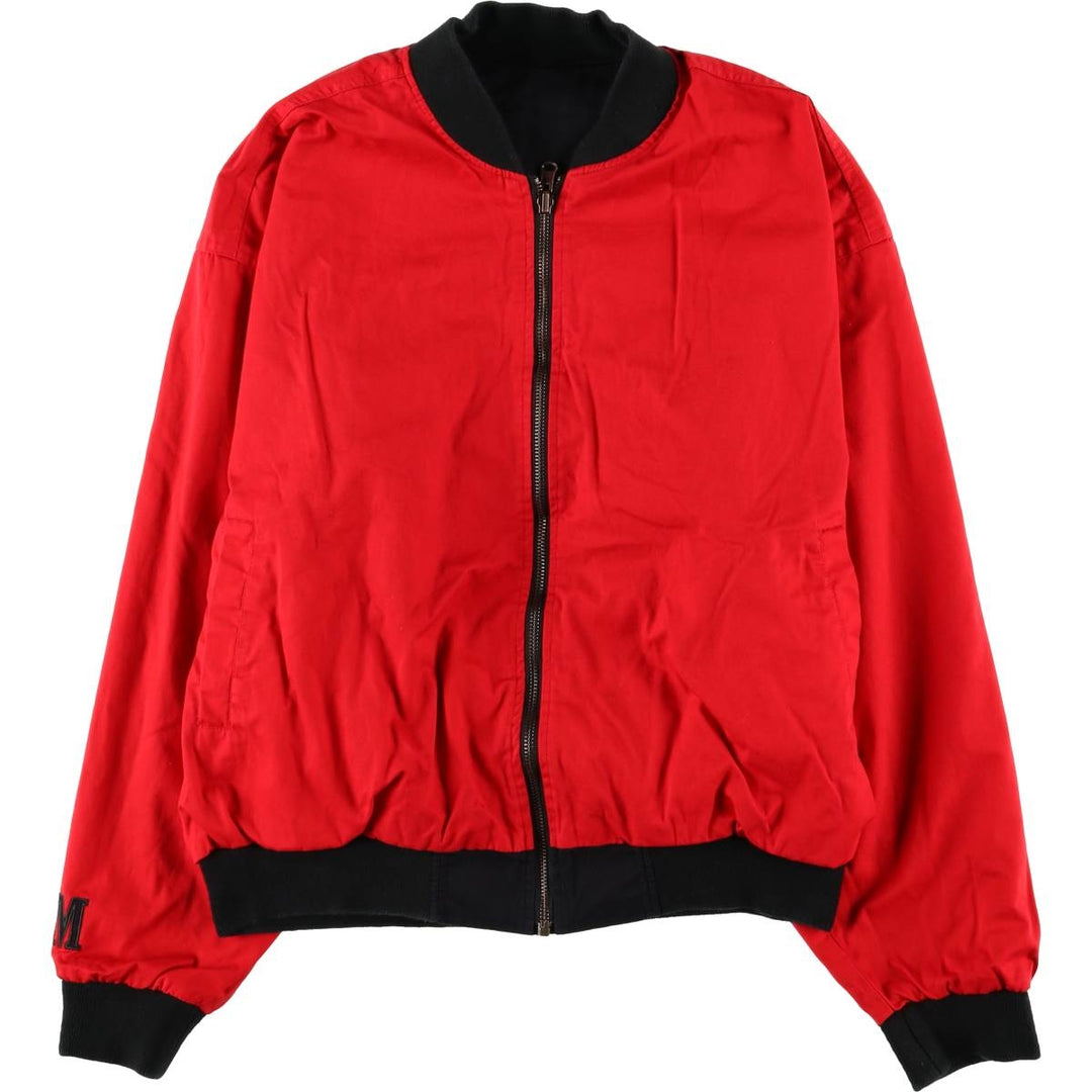 90'S Marlboro reversible cotton jacket with back logo, size M cotton black type Vintage Second Hand