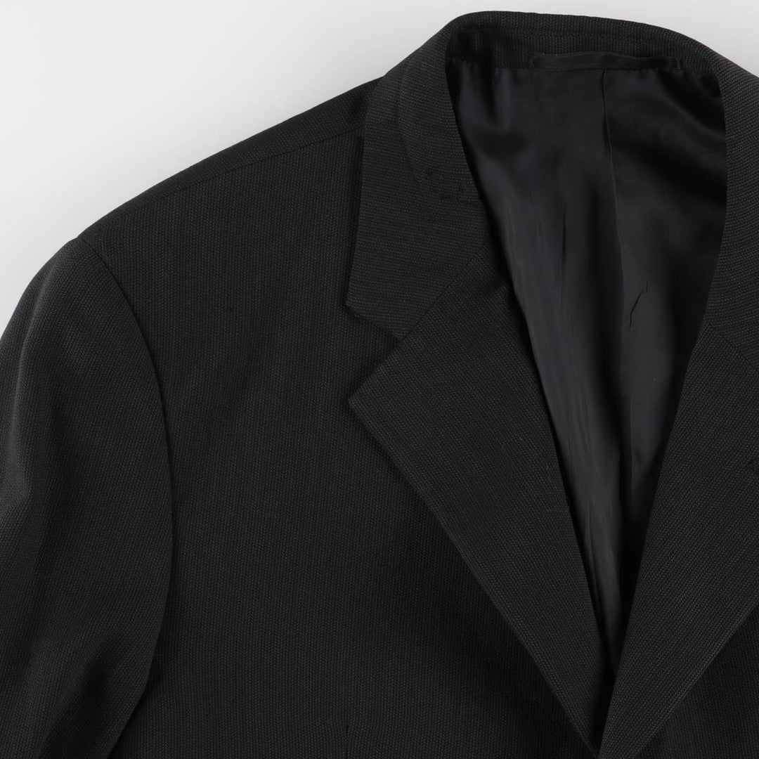Armani ARMANI COLLEZIONI wool tailored jacket, made in Italy, men's size L wool black type Vintage Second Hand