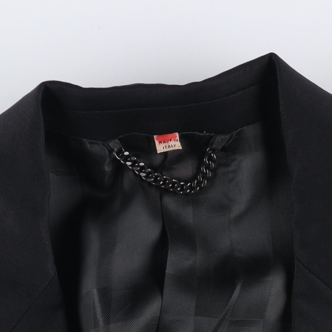 Burberry's BURBERRY LONDON wool tailored jacket, made in Italy, men's size M wool black type Vintage Second Hand