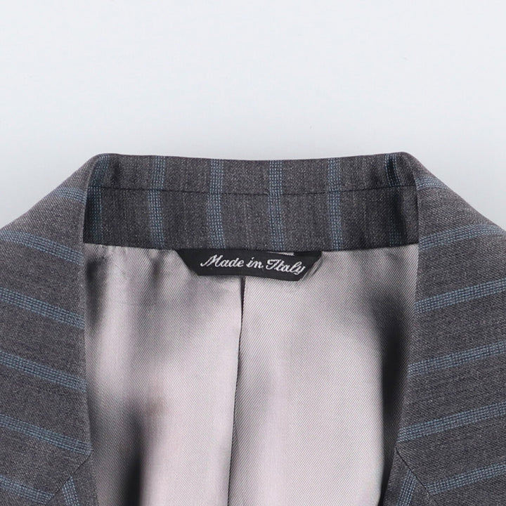Paul Smith LONDON Striped Wool Tailored Jacket, Made in Italy, Men's Size Small wool gray type Vintage Second Hand