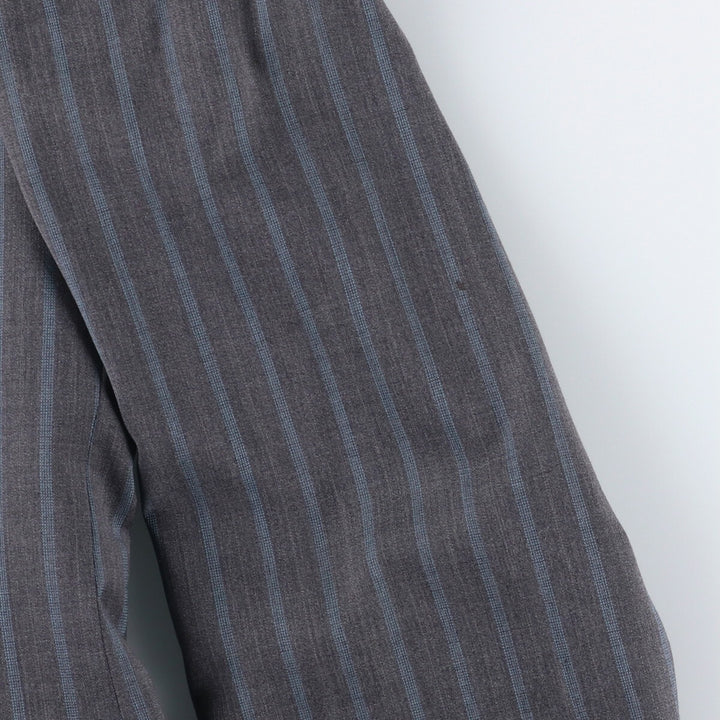 Paul Smith LONDON Striped Wool Tailored Jacket, Made in Italy, Men's Size Small wool gray type Vintage Second Hand