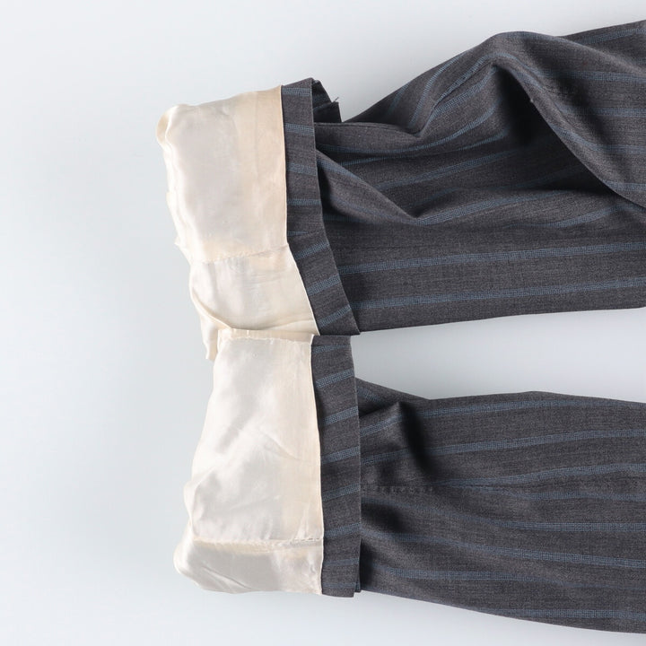 Paul Smith LONDON Striped Wool Tailored Jacket, Made in Italy, Men's Size Small wool gray type Vintage Second Hand