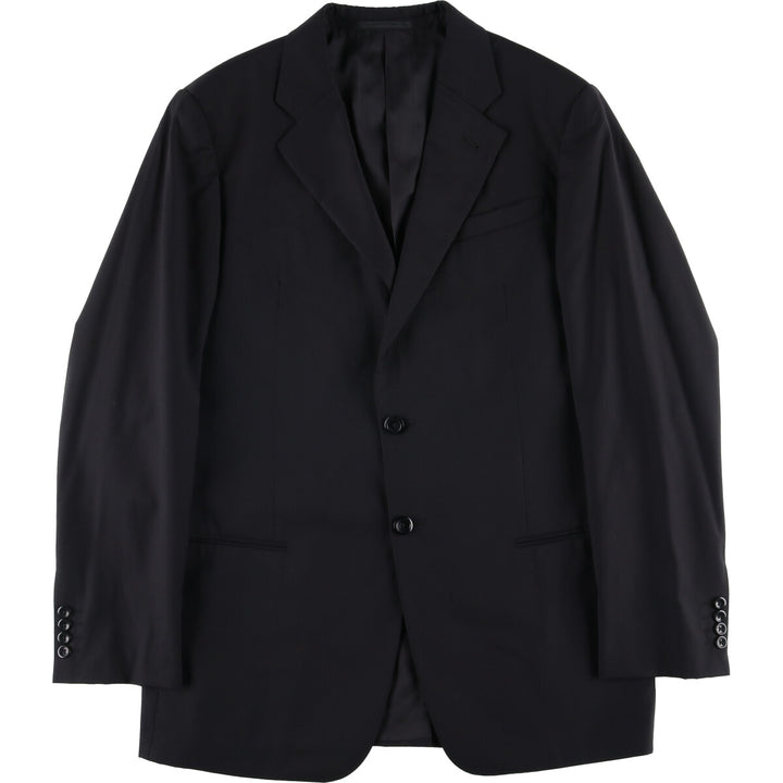 Armani ARMANI COLLEZIONI wool tailored jacket, men's size L wool black type Vintage Second Hand