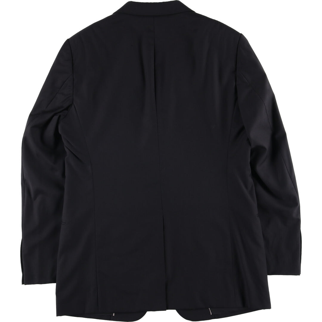 Armani ARMANI COLLEZIONI wool tailored jacket, men's size L wool black type Vintage Second Hand