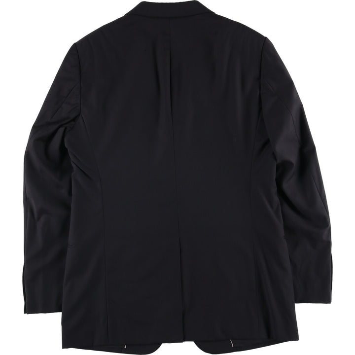 Armani ARMANI COLLEZIONI wool tailored jacket, men's size L wool black type Vintage Second Hand