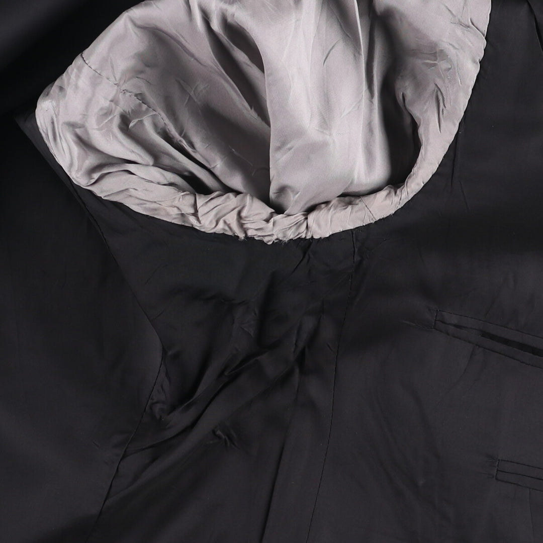 Armani ARMANI COLLEZIONI wool tailored jacket, men's size L wool black type Vintage Second Hand