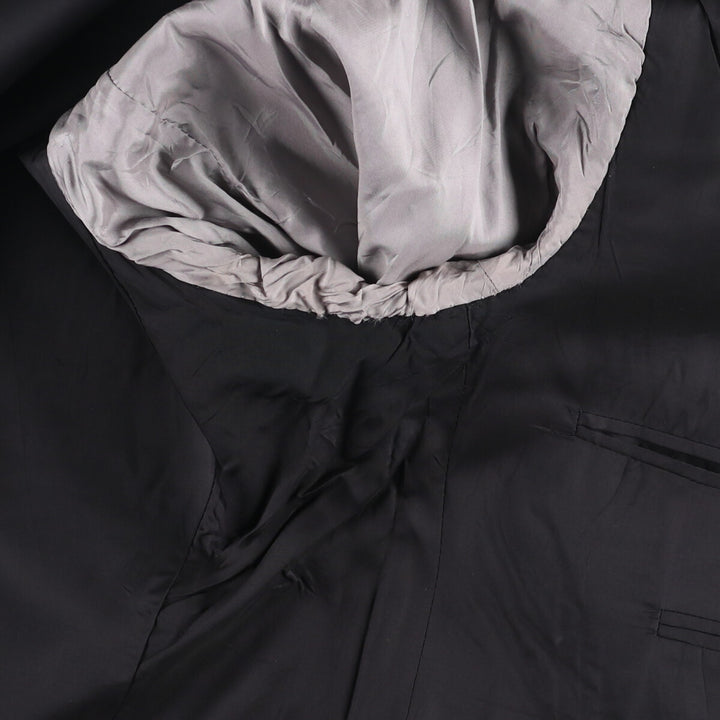 Armani ARMANI COLLEZIONI wool tailored jacket, men's size L wool black type Vintage Second Hand