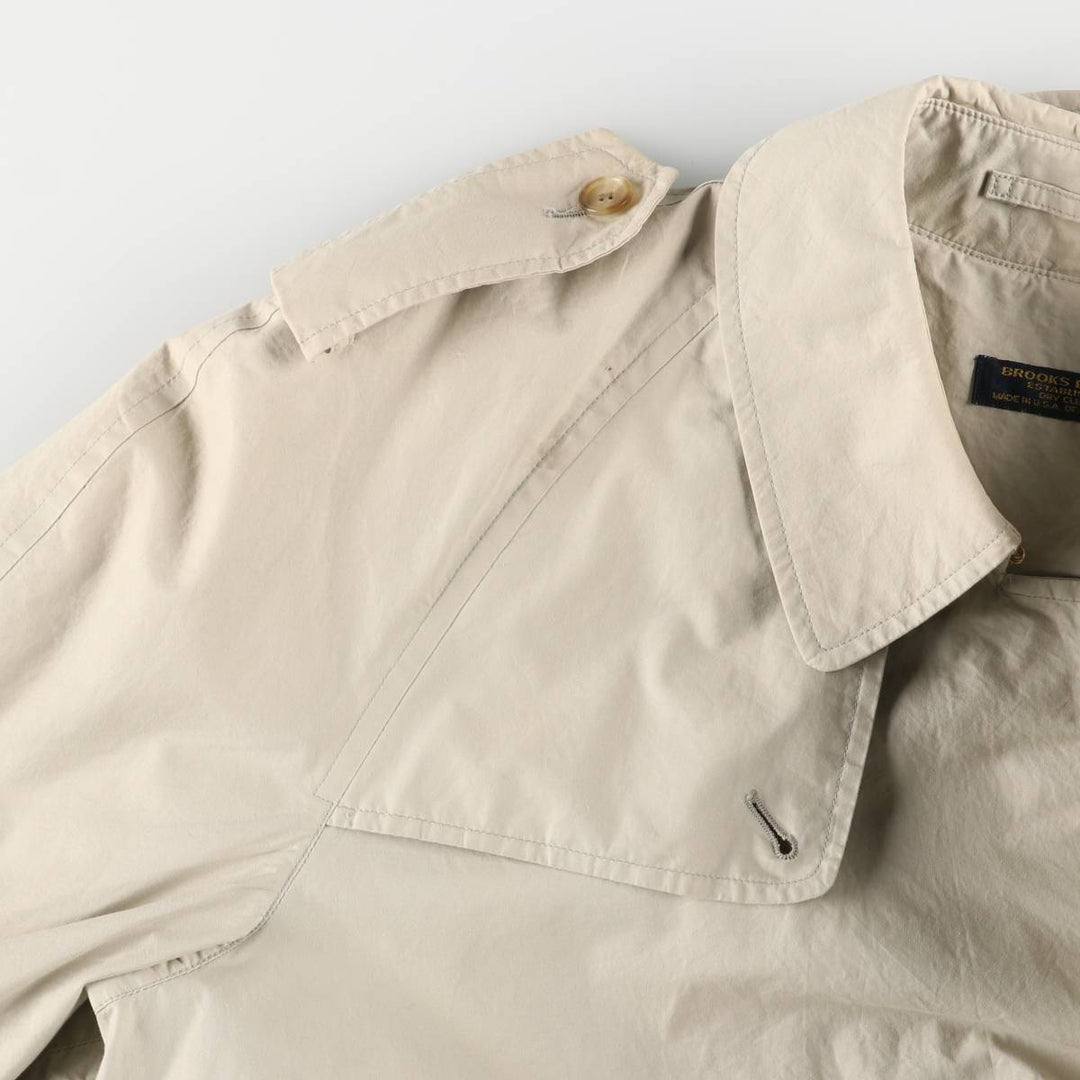 Vintage 1980'S Brooks Brothers trench coat, made in the USA, size XL. unclear Beige type Vintage Second Hand