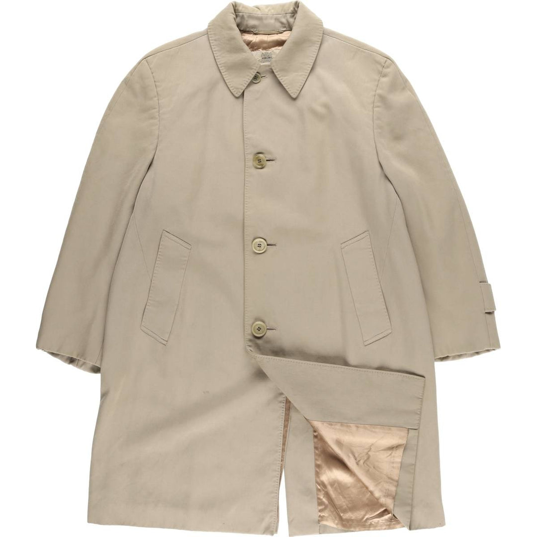 Aquascutum Balmacaan Coat, Made in Canada, Men's Size M wool Beige type Vintage Second Hand