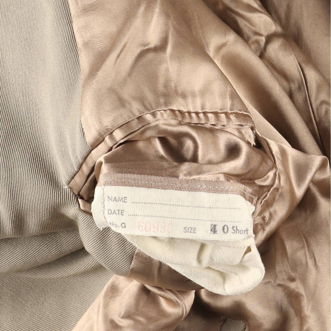 Aquascutum Balmacaan Coat, Made in Canada, Men's Size M wool Beige type Vintage Second Hand