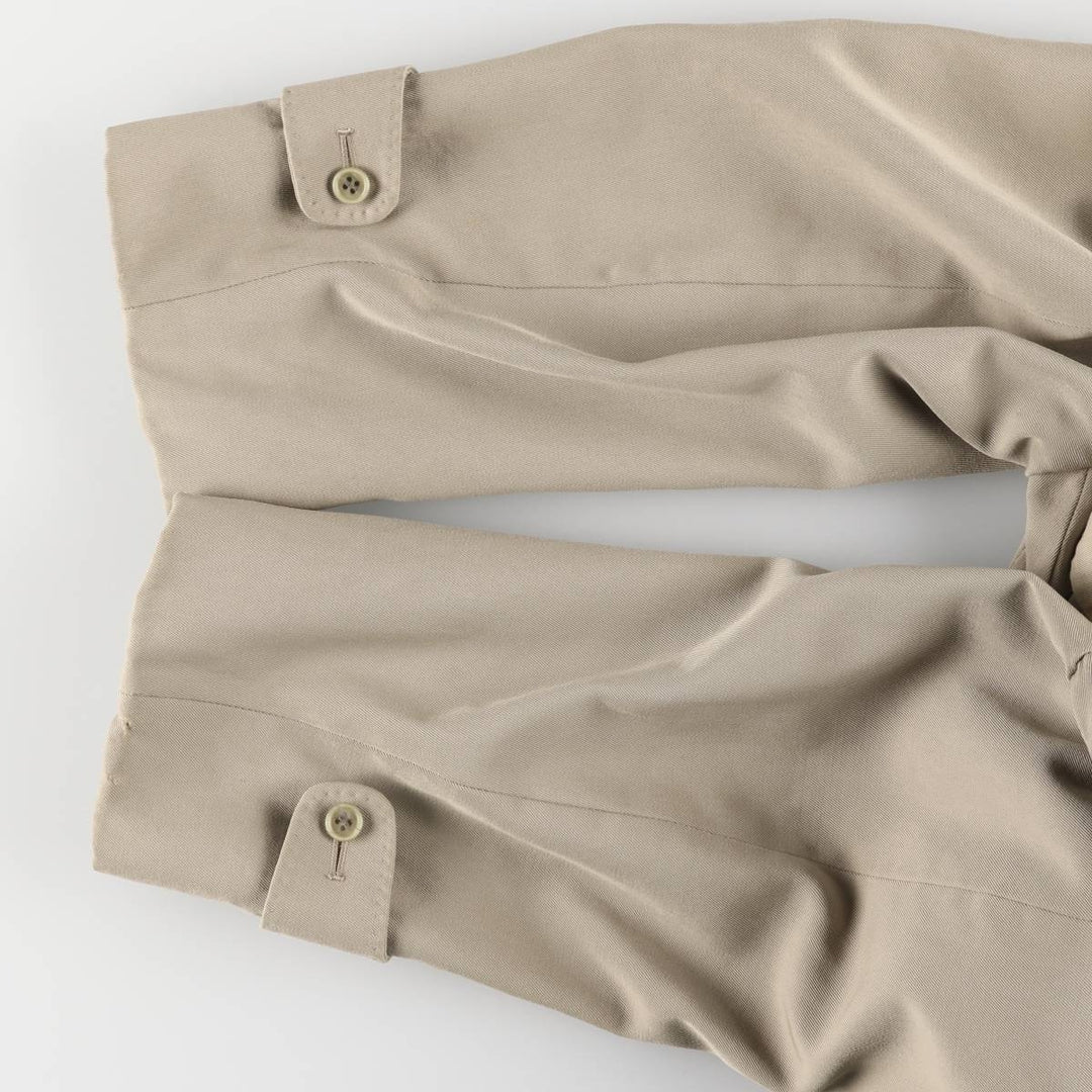 Aquascutum Balmacaan Coat, Made in Canada, Men's Size M wool Beige type Vintage Second Hand