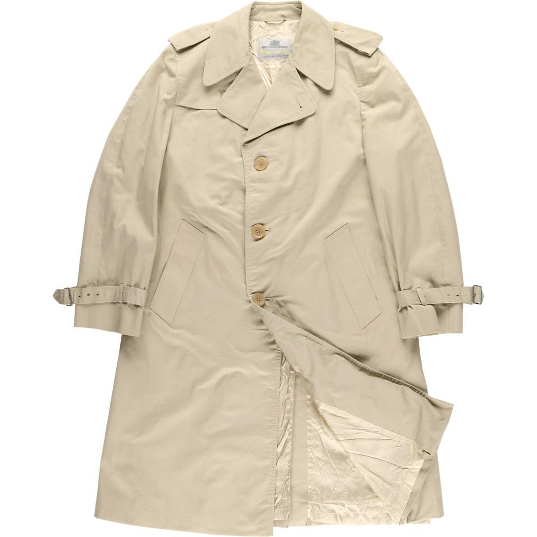 Aquascutum AQUA5 Trench Coat, Made in Canada, Men's Size M cotton Beige type Vintage Second Hand