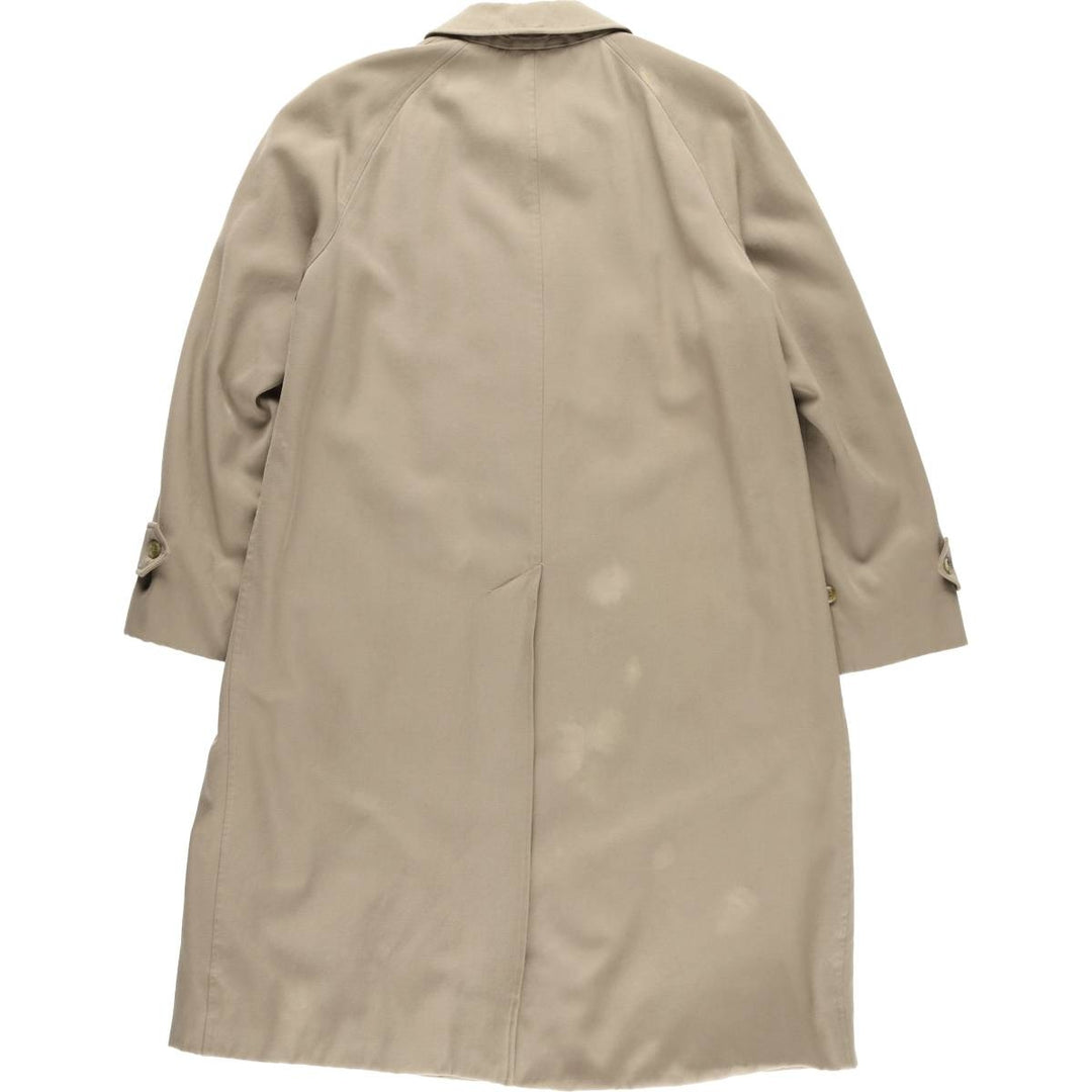Burberry's Balmacaan Coat, Made in England, Men's Size L wool Beige type Vintage Second Hand