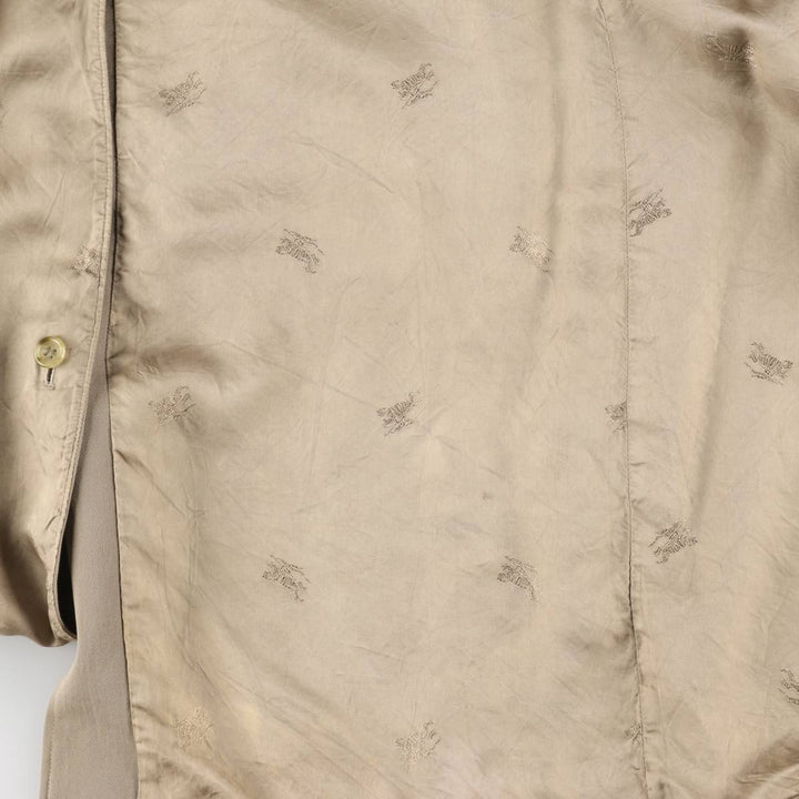 Burberry's Balmacaan Coat, Made in England, Men's Size L wool Beige type Vintage Second Hand