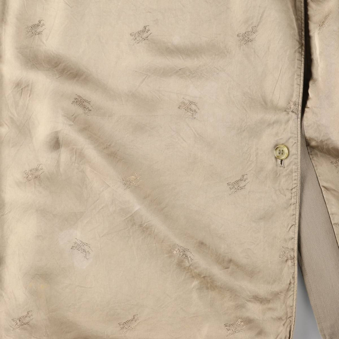 Burberry's Balmacaan Coat, Made in England, Men's Size L wool Beige type Vintage Second Hand