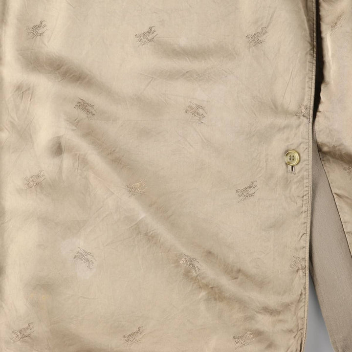 Burberry's Balmacaan Coat, Made in England, Men's Size L wool Beige type Vintage Second Hand