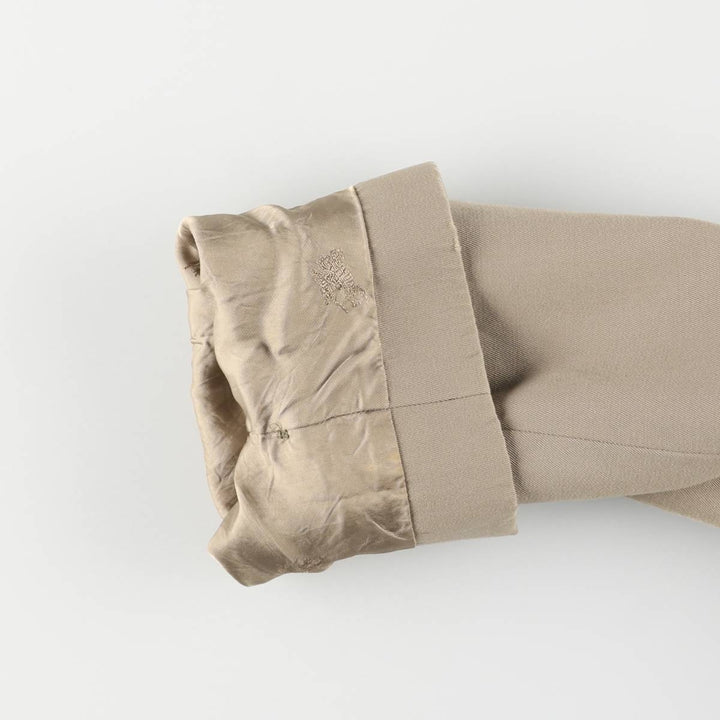 Burberry's Balmacaan Coat, Made in England, Men's Size L wool Beige type Vintage Second Hand