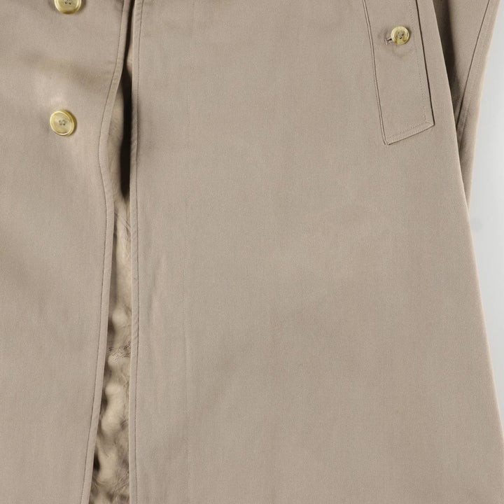 Burberry's Balmacaan Coat, Made in England, Men's Size L wool Beige type Vintage Second Hand