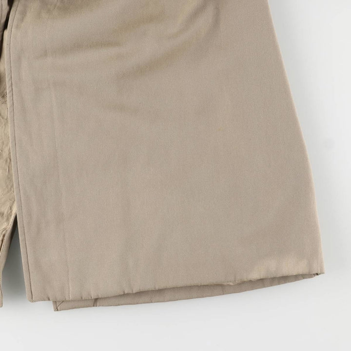 Burberry's Balmacaan Coat, Made in England, Men's Size L wool Beige type Vintage Second Hand