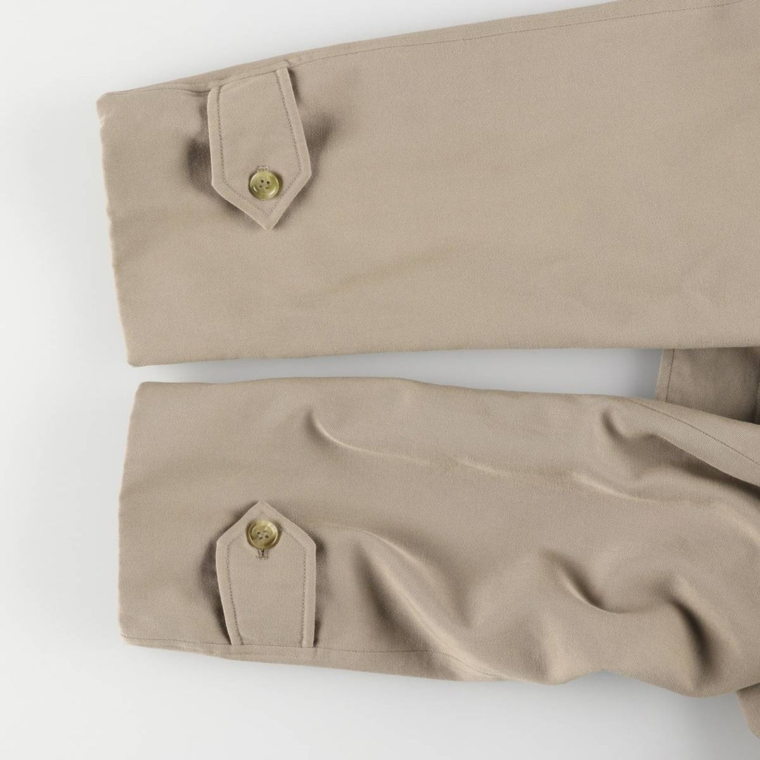 Burberry's Balmacaan Coat, Made in England, Men's Size L wool Beige type Vintage Second Hand