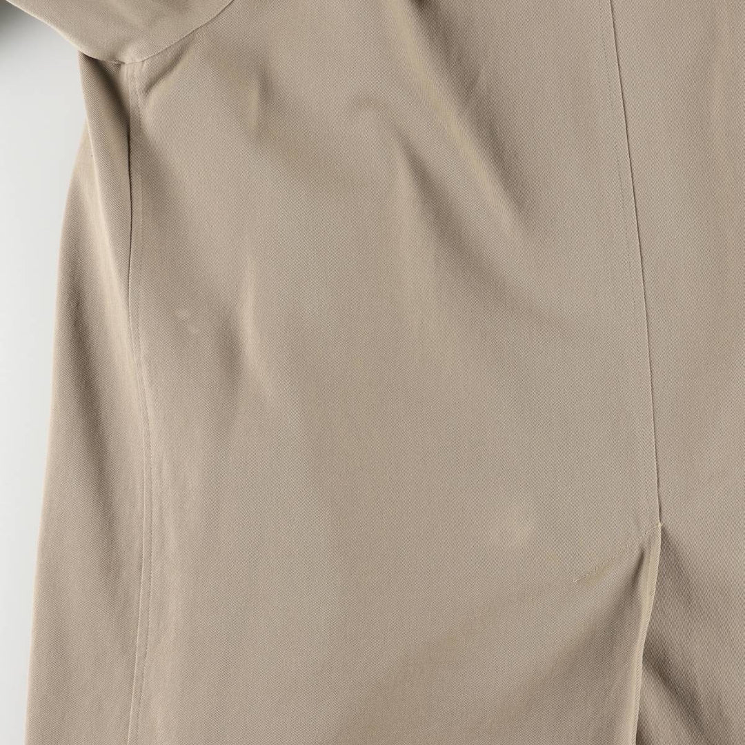 Burberry's Balmacaan Coat, Made in England, Men's Size L wool Beige type Vintage Second Hand