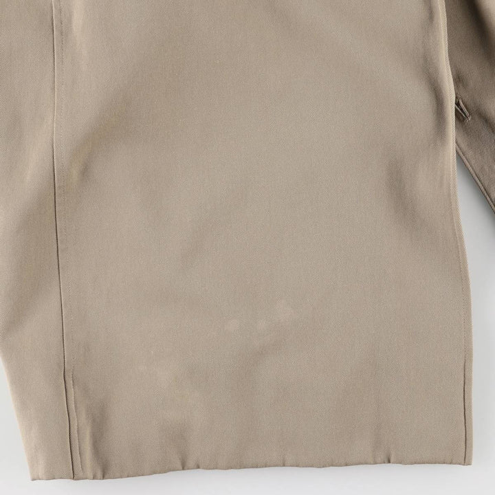 Burberry's Balmacaan Coat, Made in England, Men's Size L wool Beige type Vintage Second Hand