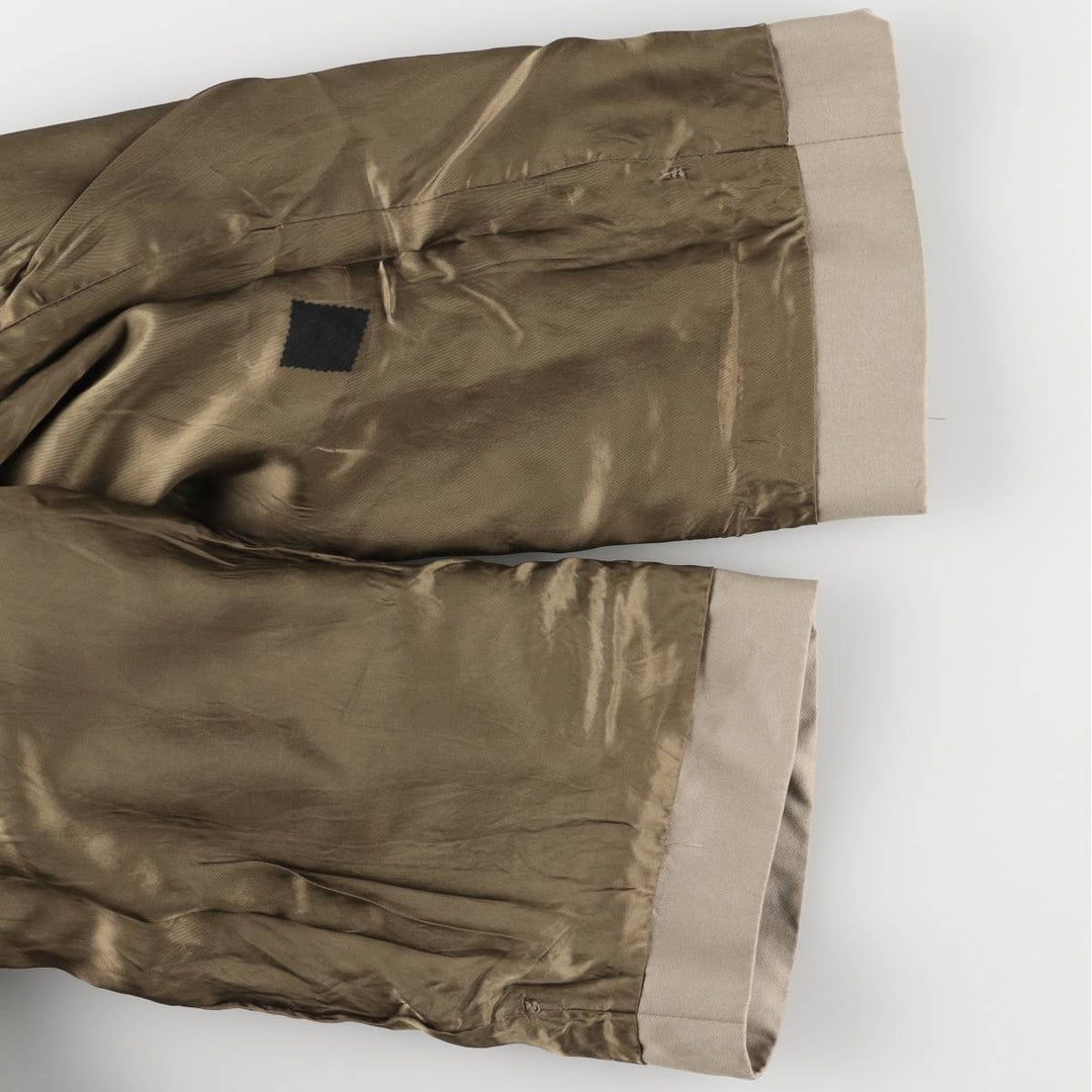 Burberry's Balmacaan Coat, Made in England, Men's XL Size cotton Beige type Vintage Second Hand