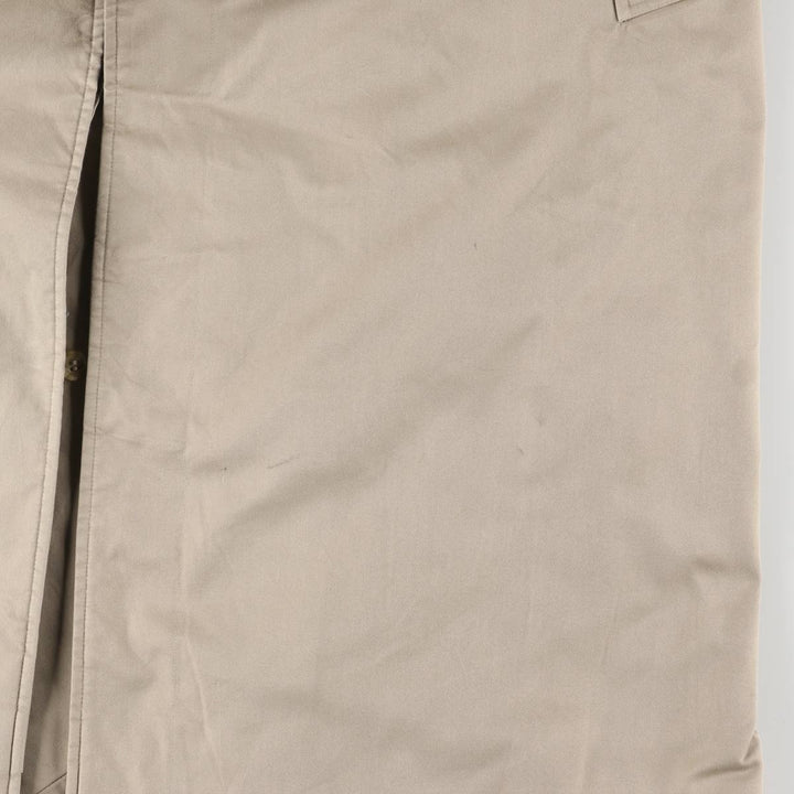 Burberry's Balmacaan Coat, Made in England, Men's XL Size cotton Beige type Vintage Second Hand