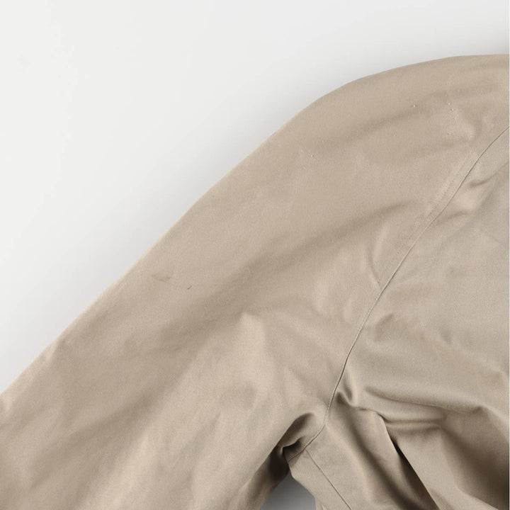 Burberry's Balmacaan Coat, Made in England, Men's XL Size cotton Beige type Vintage Second Hand
