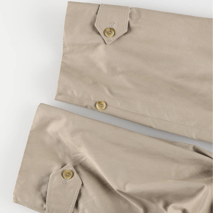 Burberry's Balmacaan Coat, Made in England, Men's XL Size cotton Beige type Vintage Second Hand