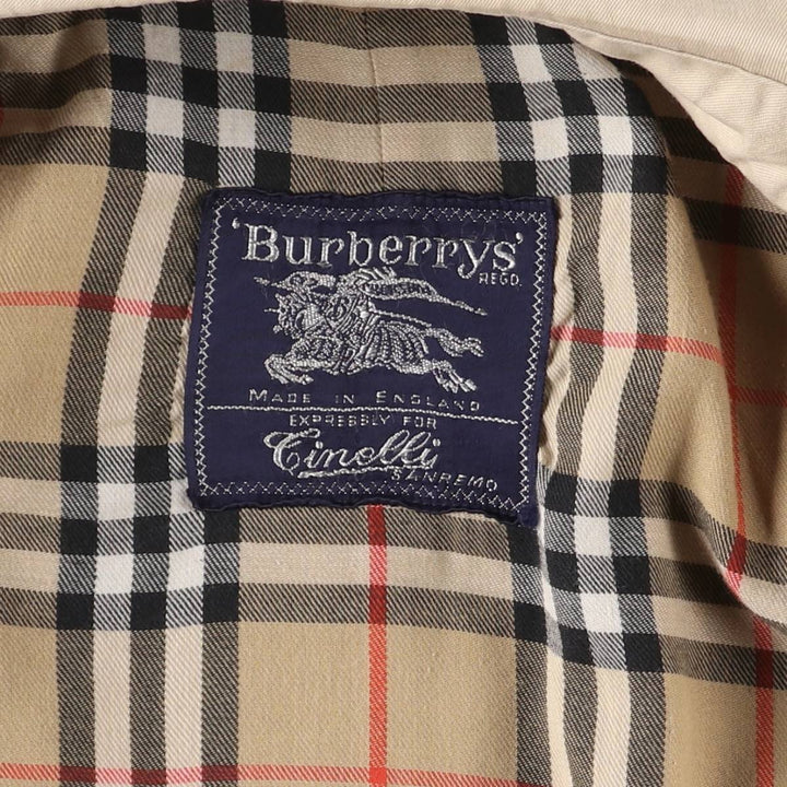 Burberry's Balmacaan coat, made in England, size M cotton Beige type Vintage Second Hand