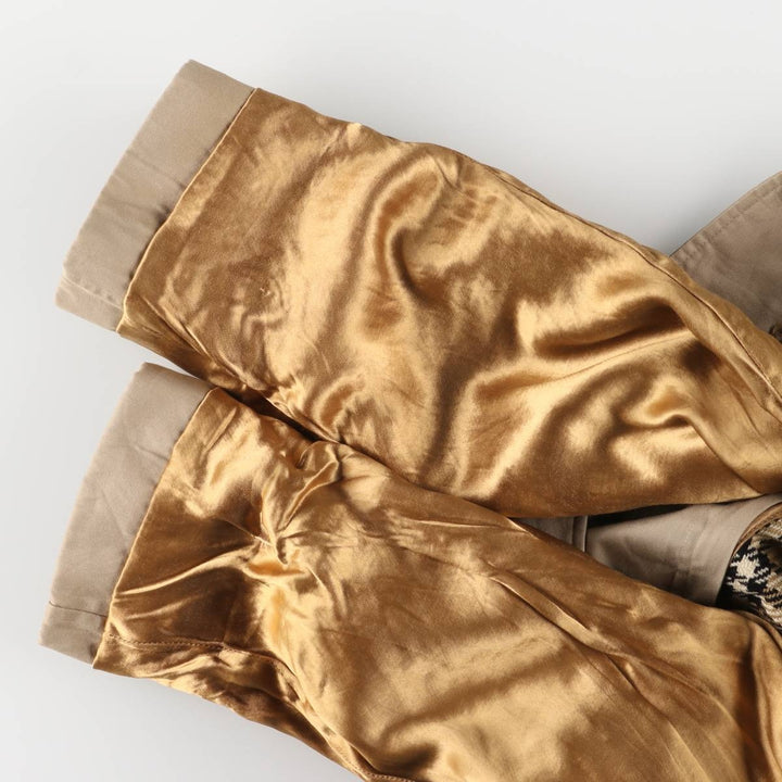 Burberry's Balmacaan Coat, Made in England, Men's Size L unclear Beige type Vintage Second Hand