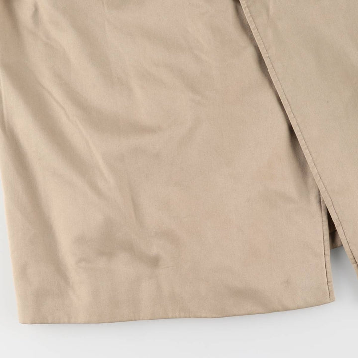 Burberry's Balmacaan Coat, Made in England, Men's Size L unclear Beige type Vintage Second Hand