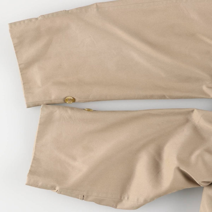 Burberry's Balmacaan Coat, Made in England, Men's Size L unclear Beige type Vintage Second Hand