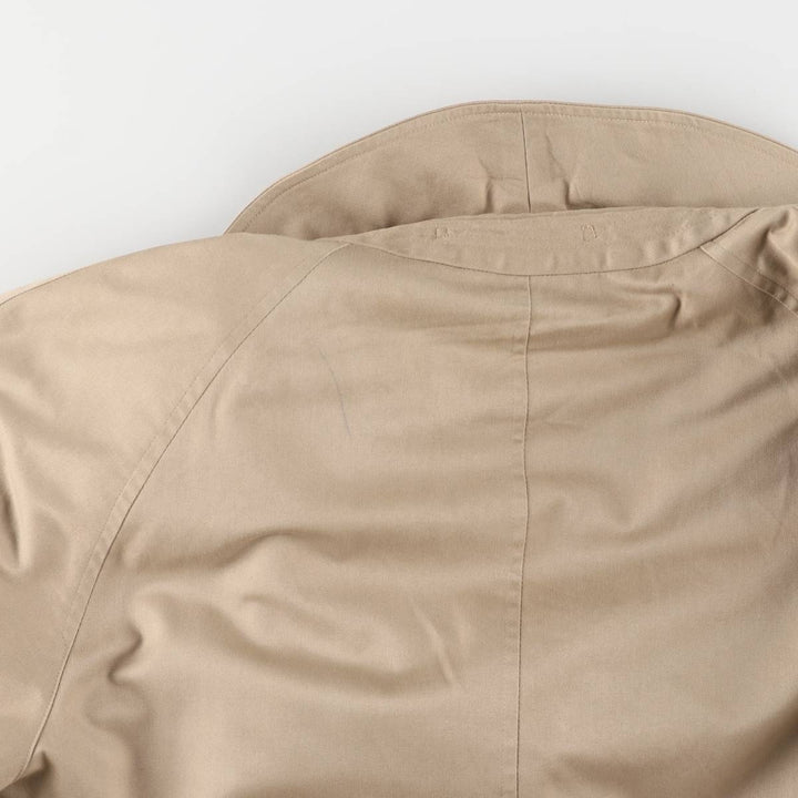 Burberry's Balmacaan Coat, Made in England, Men's Size L unclear Beige type Vintage Second Hand