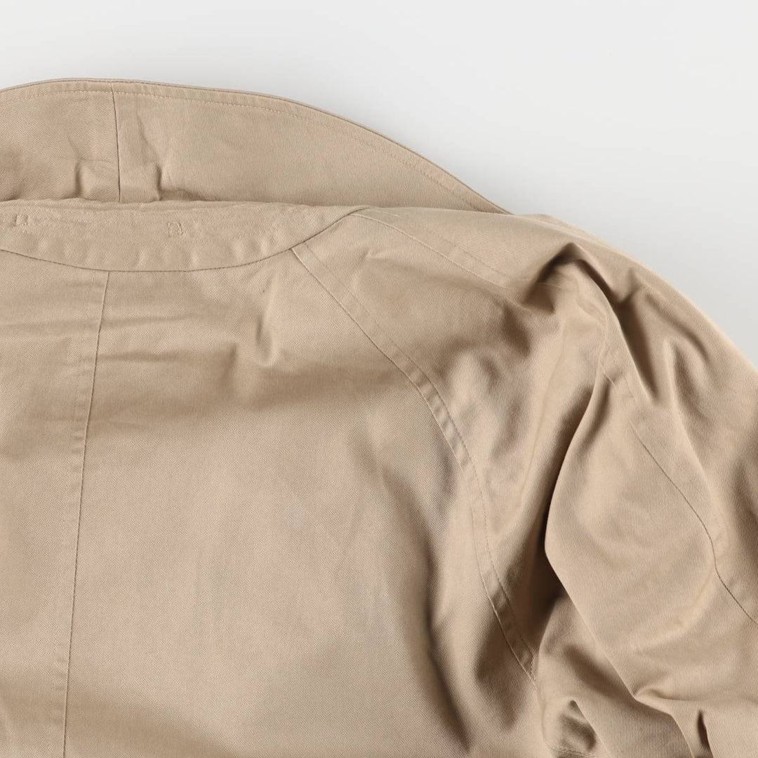 Burberry's Balmacaan Coat, Made in England, Men's Size L unclear Beige type Vintage Second Hand