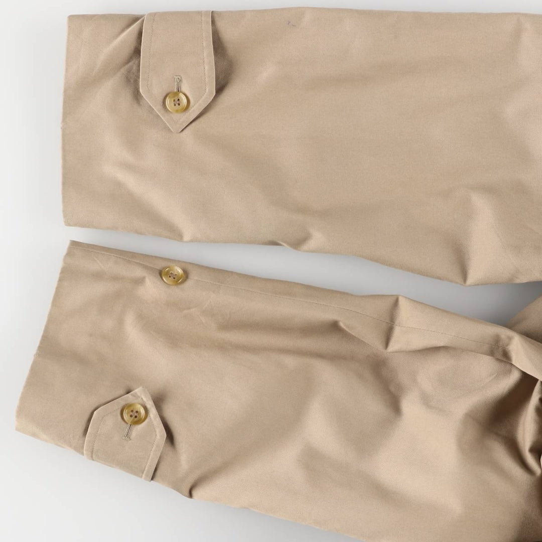 Burberry's Balmacaan Coat, Made in England, Men's Size L unclear Beige type Vintage Second Hand