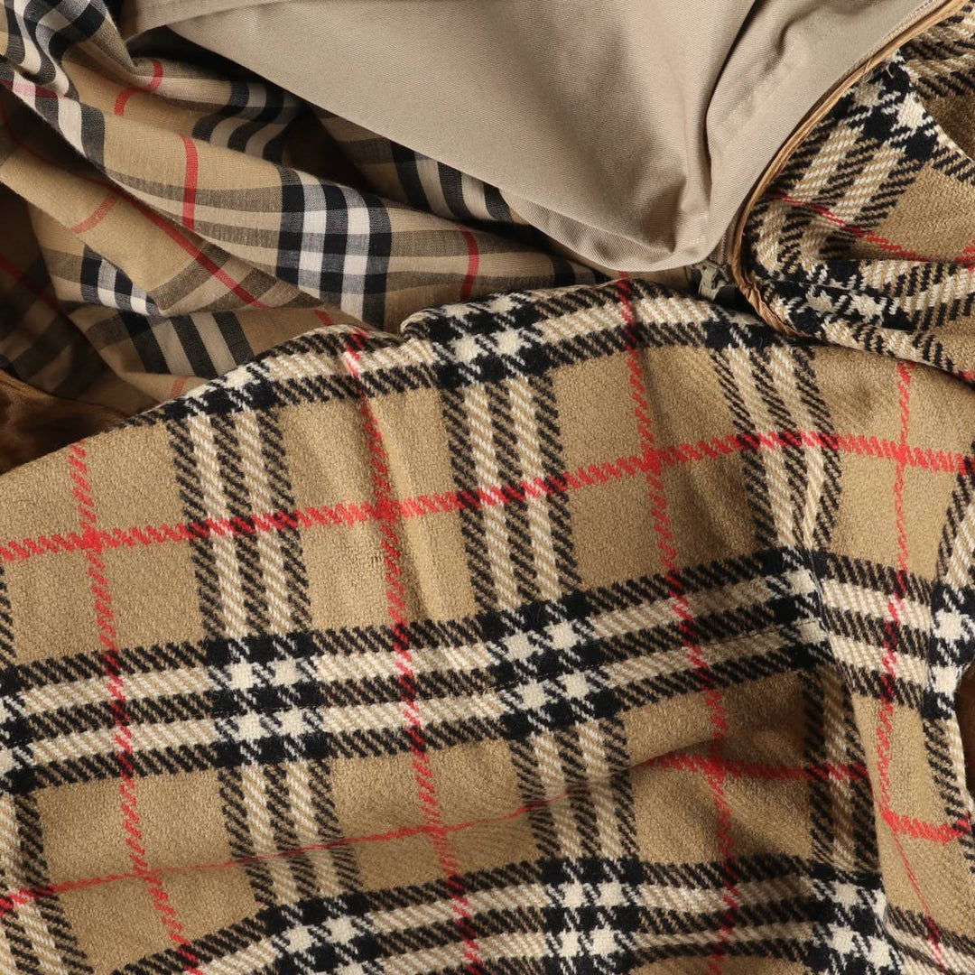 Burberry's Balmacaan Coat, Made in England, Men's Size L unclear Beige type Vintage Second Hand