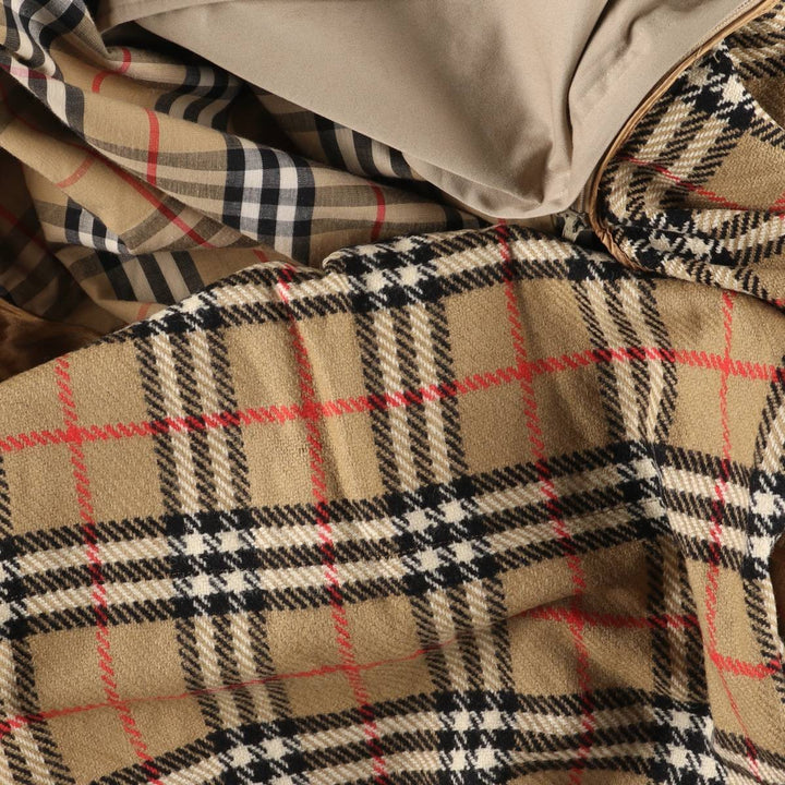 Burberry's Balmacaan Coat, Made in England, Men's Size L unclear Beige type Vintage Second Hand