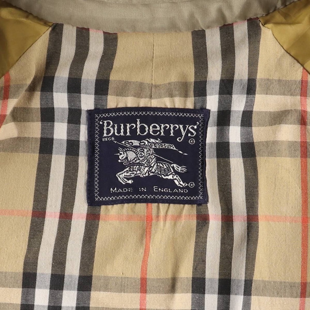 Burberry trench coat, made in England, size M polyester Beige type Vintage Second Hand