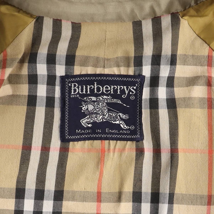 Burberry trench coat, made in England, size M polyester Beige type Vintage Second Hand