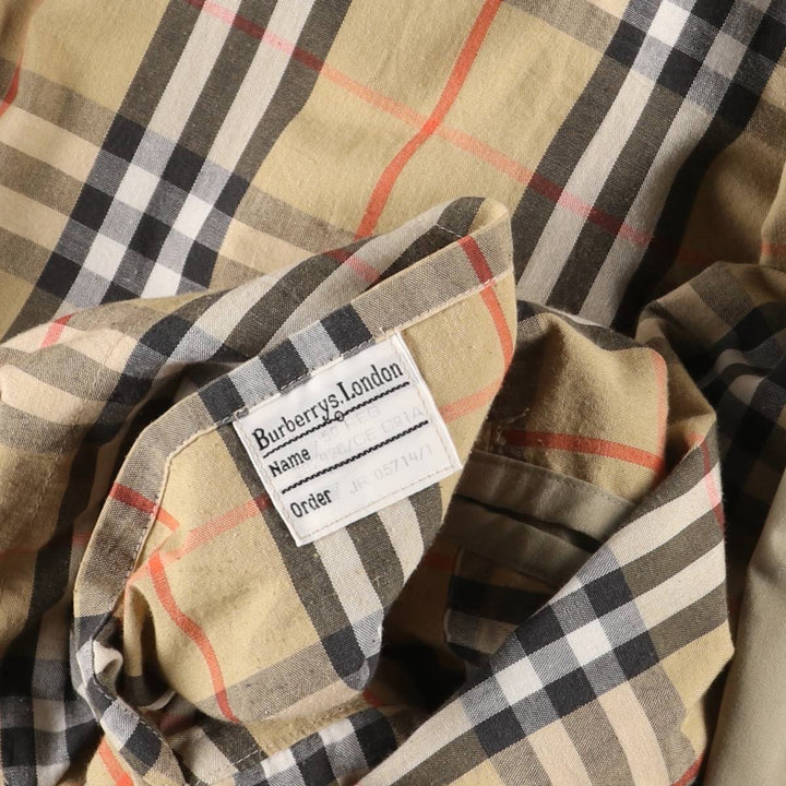Burberry trench coat, made in England, size M polyester Beige type Vintage Second Hand