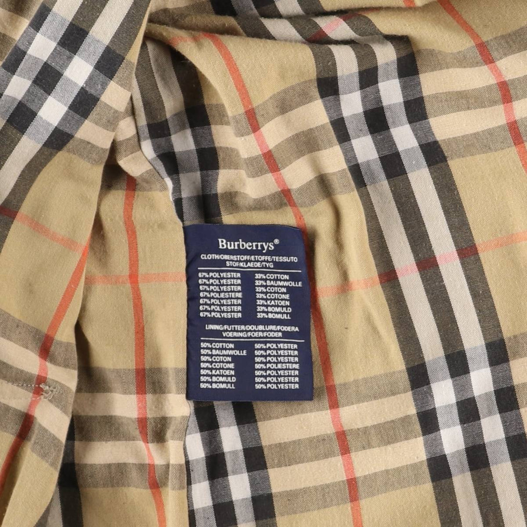 Burberry trench coat, made in England, size M polyester Beige type Vintage Second Hand