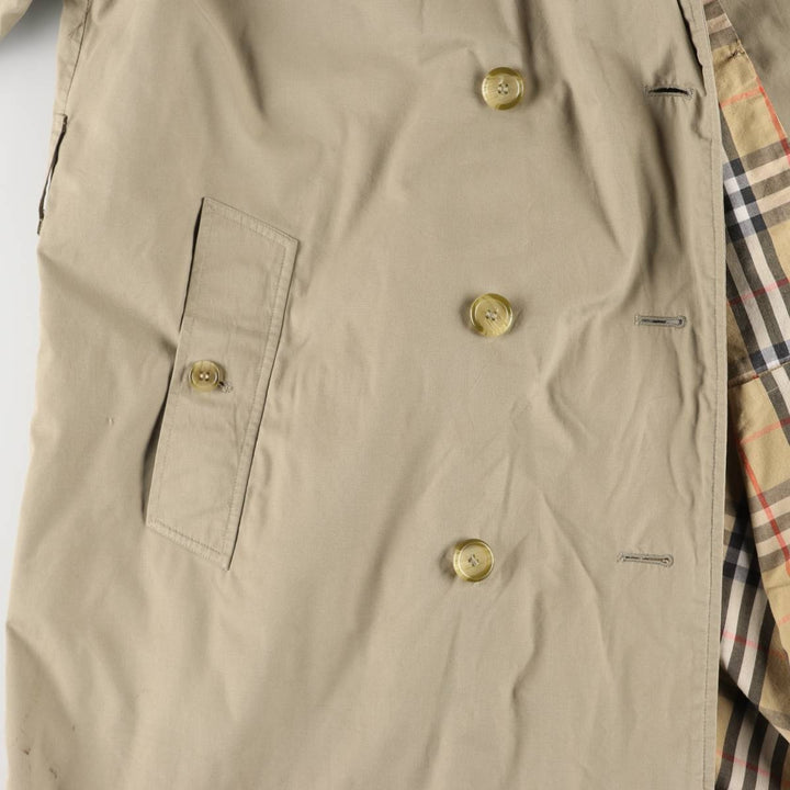 Burberry trench coat, made in England, size M polyester Beige type Vintage Second Hand