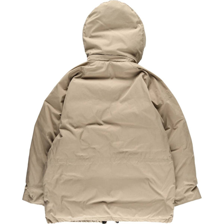 Vintage 1970'S Eddie Bauer goose down parka with black tag, made in the USA, size L, men's polyester Beige type Vintage Second Hand