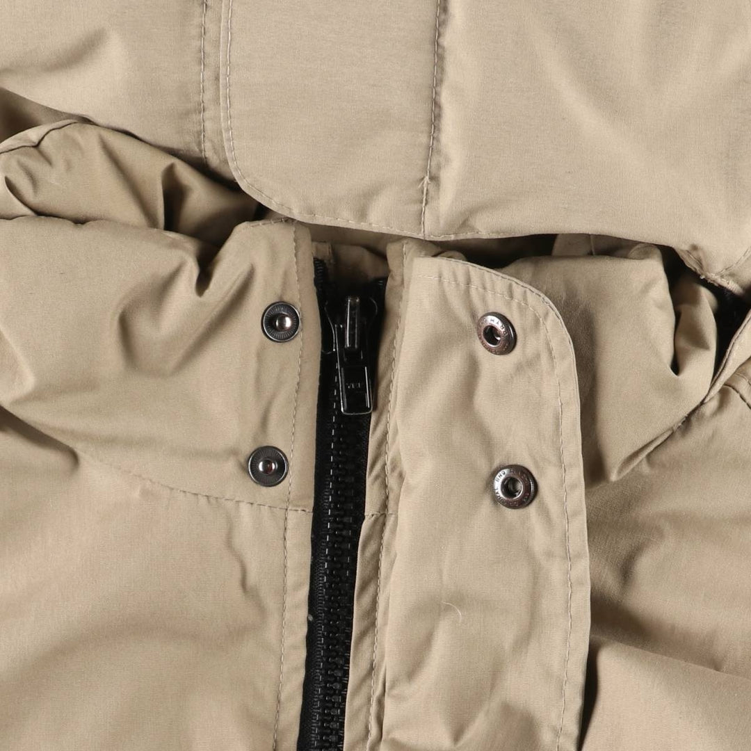 Vintage 1970'S Eddie Bauer goose down parka with black tag, made in the USA, size L, men's polyester Beige type Vintage Second Hand