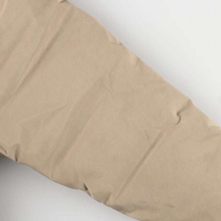 Vintage 1970'S Eddie Bauer goose down parka with black tag, made in the USA, size L, men's polyester Beige type Vintage Second Hand