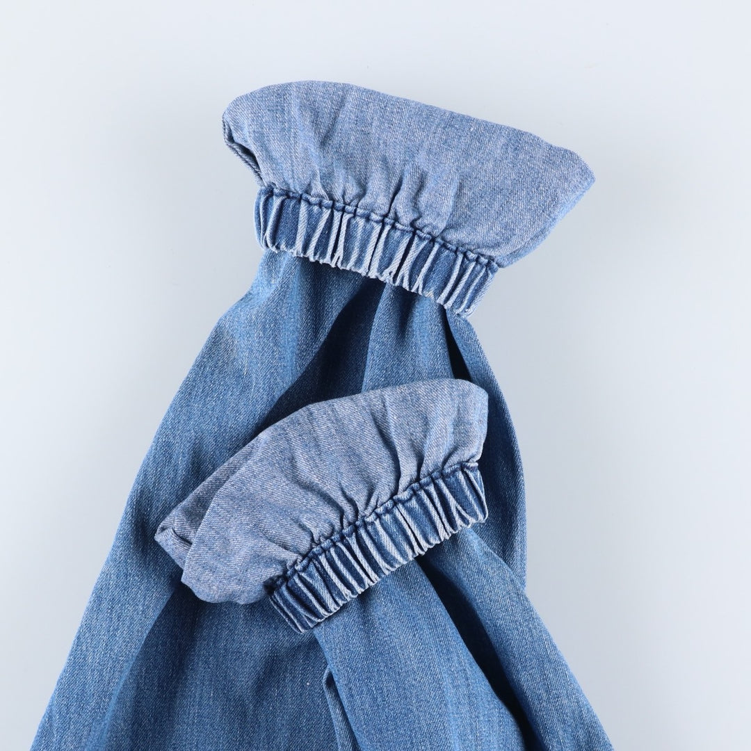 Vintage 90'S Polo by Ralph Lauren swing-top denim jacket, made in the USA, size L. cotton blue type Vintage Second Hand